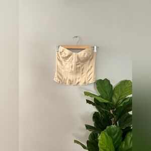 Satin Panelled corset